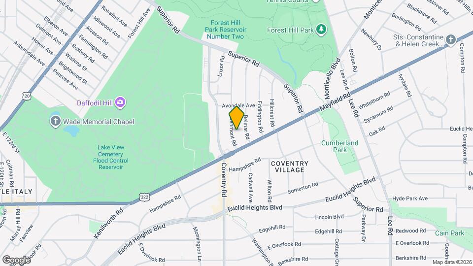 1695 Glenmont Rd Map and Location Details