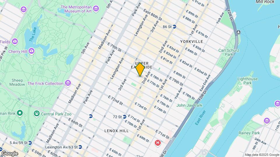 246 E 77th St Map and Location Details