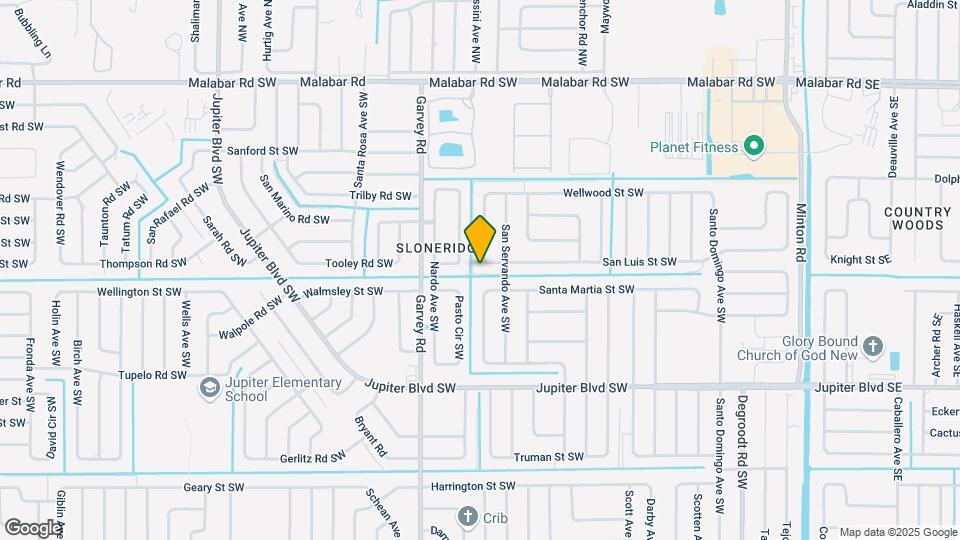 594 San Luis St SW Map and Location Details