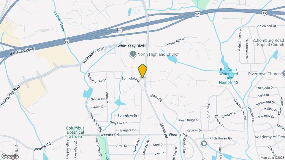 6906 Treetop Ln Map and Location Details