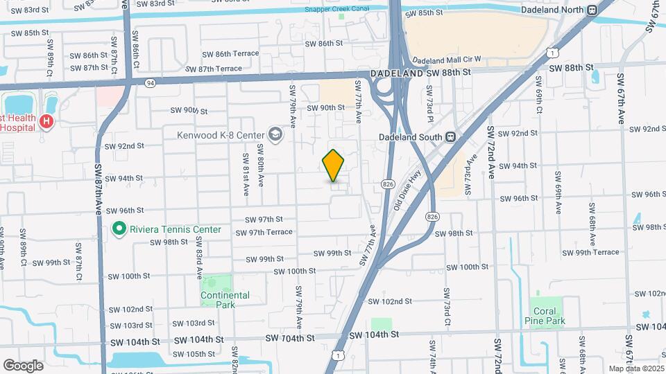 9481 SW 78th Ave Map and Location Details