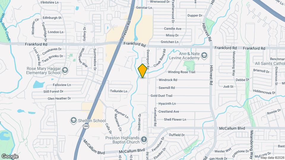 6910 Winding Creek Ct Map and Location Details