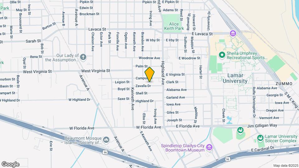 630 Zavalla Dr Map and Location Details