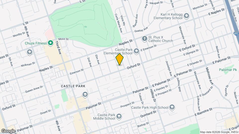 1187 1st Ave Map and Location Details