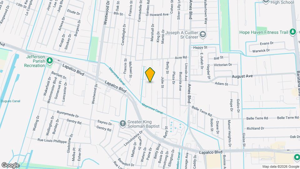 1538 Mansfield Dr Map and Location Details