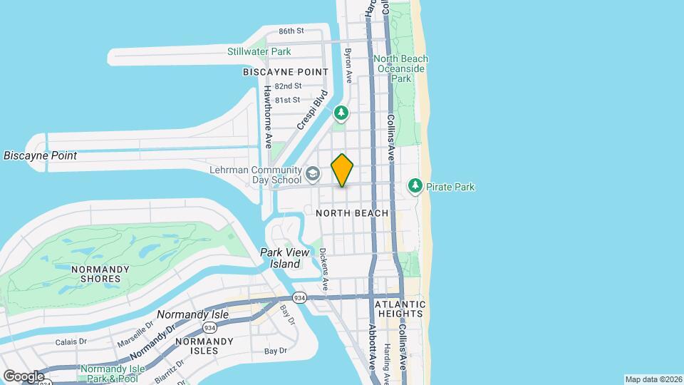 7626 Byron Ave Mapa y Detalles de la Ubicación