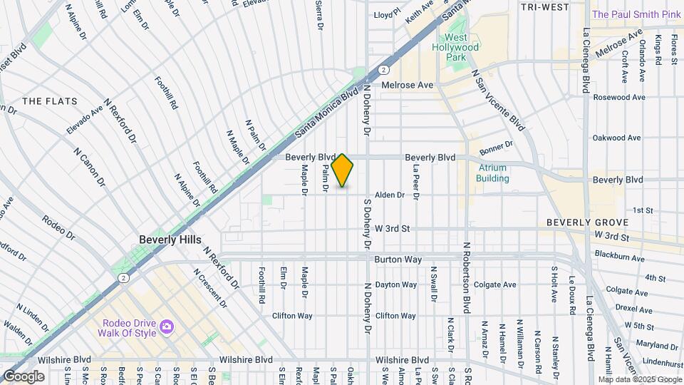 401 N Oakhurst Dr Map and Location Details
