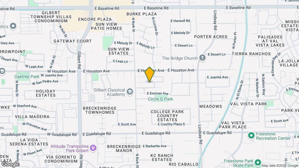 491 E San Pedro Ave Map and Location Details