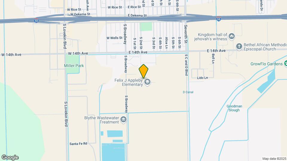 10330 E Vernon Ave Map and Location Details