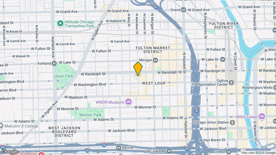 117 N Aberdeen St Map and Location Details