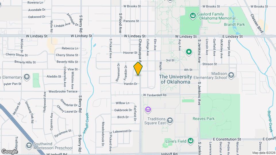 1620 Chautauqua Ave Map and Location Details