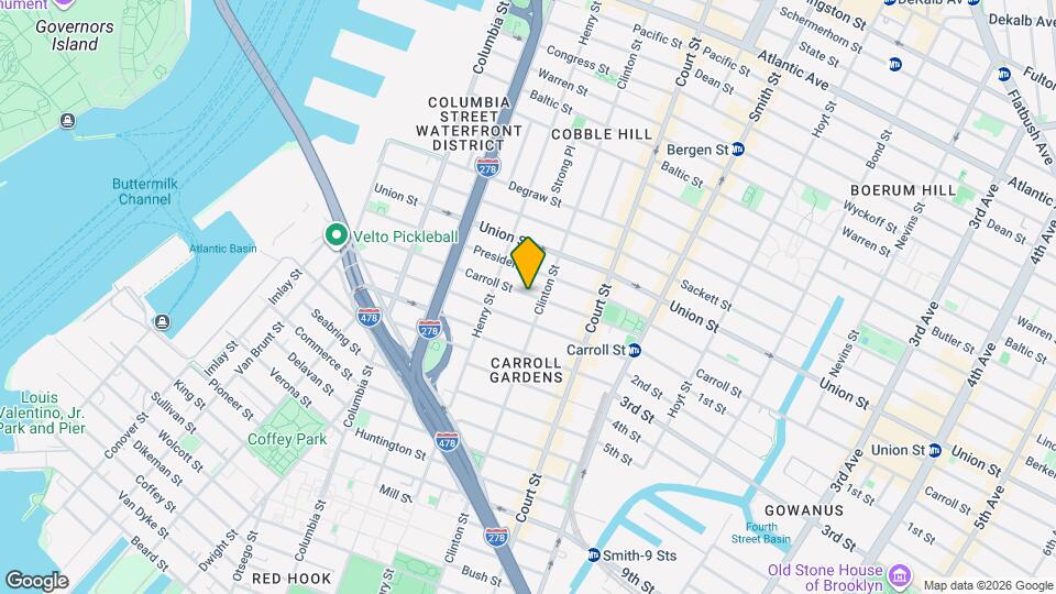 174 Carroll St, Unit 2D Mapa y Detalles de la Ubicación