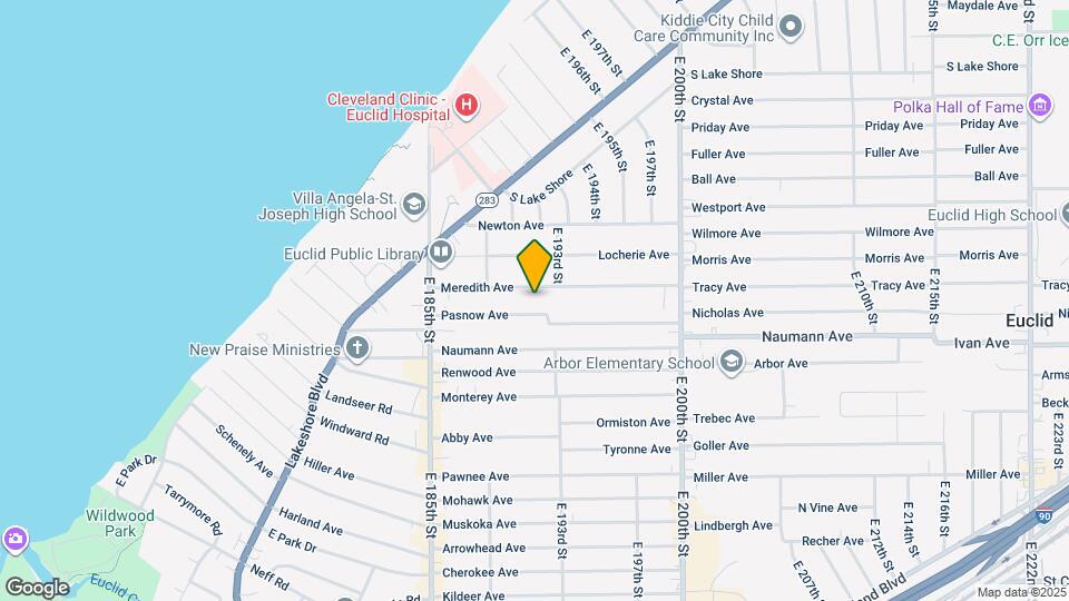 19130 Meredith Ave Map and Location Details