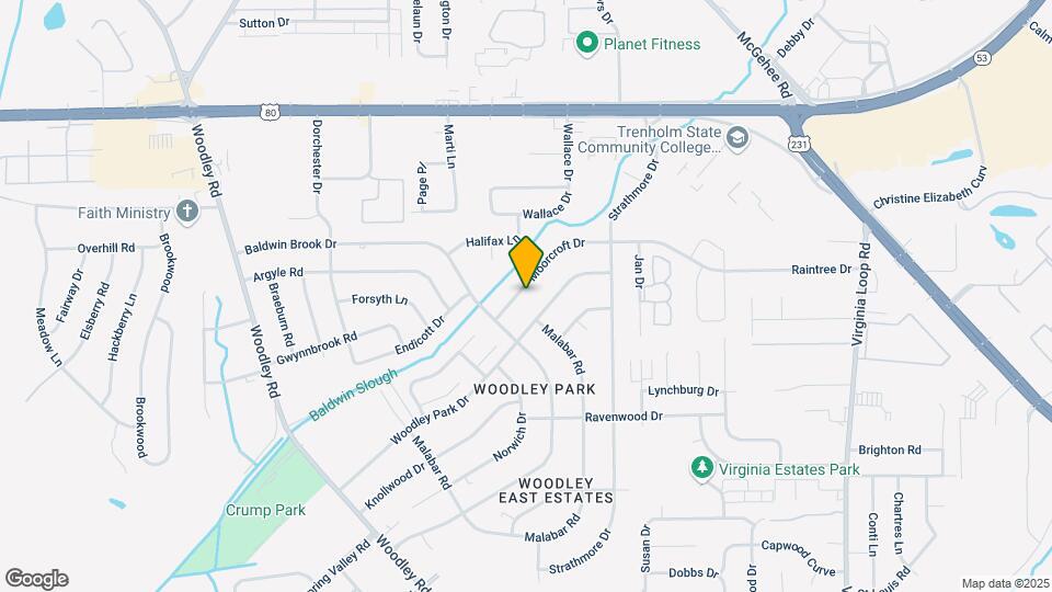 2916 Moorcroft Dr Map and Location Details