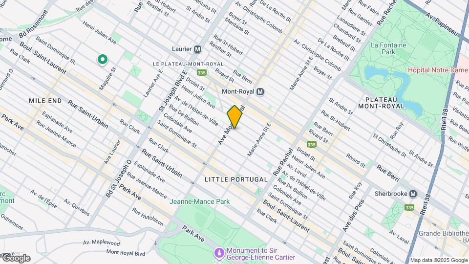 4468-4490 Laval Map and Location Details