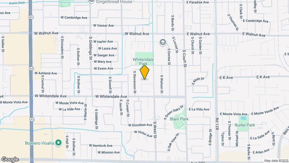 608 W Evergreen Ct Map and Location Details