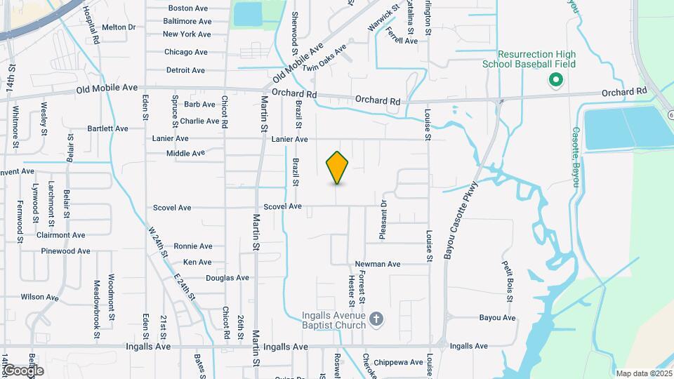 4309 Scovel Ave Map and Location Details