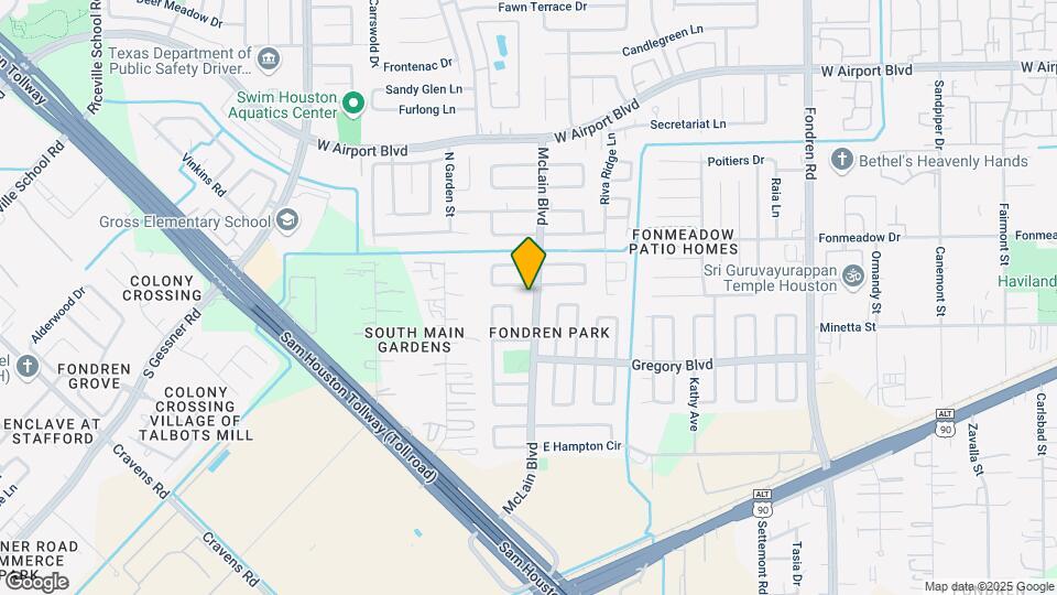 11706 McLain Blvd Map and Location Details