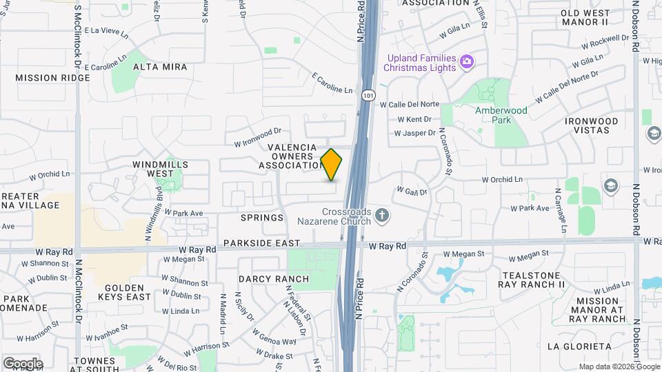 3121 W Frankfurt Dr Map and Location Details