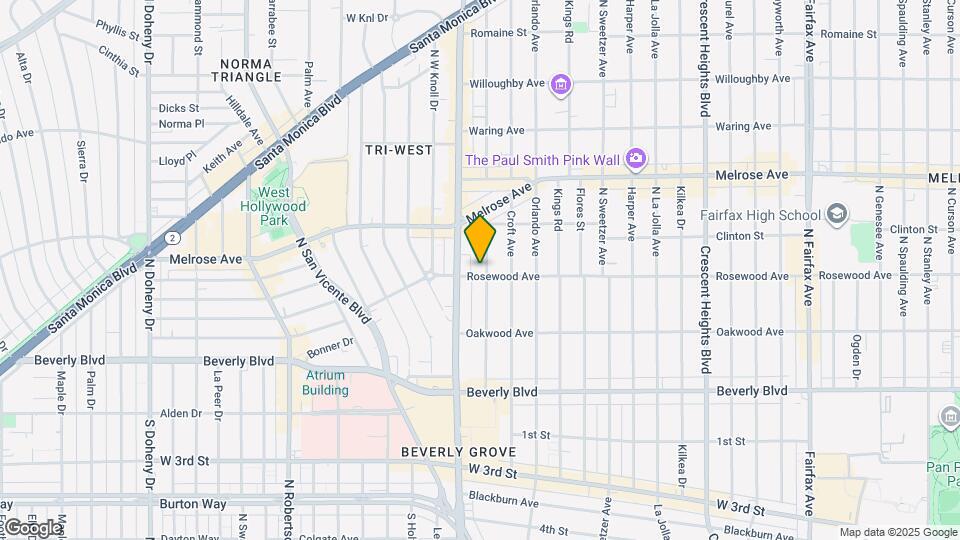 505 N Alfred St Map and Location Details