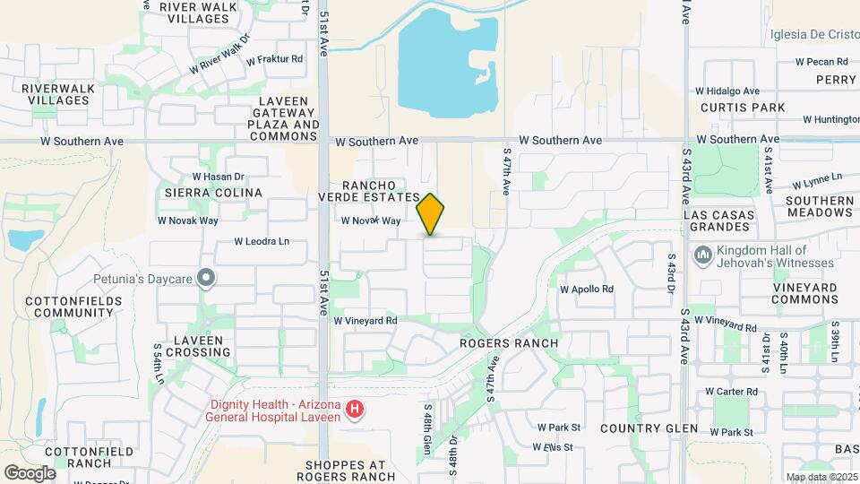 4837 W Leodra Ln Map and Location Details