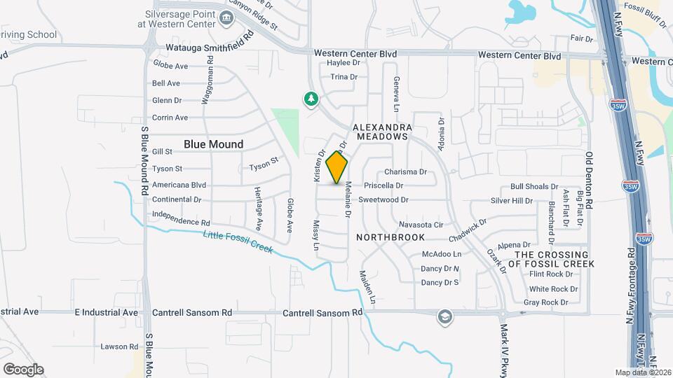 2104 Priscella Dr Map and Location Details