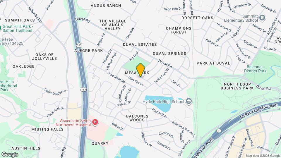 4605 Beaver Creek Dr Map and Location Details