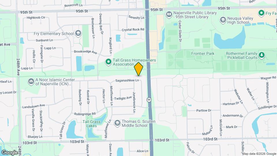 3031 Saganashkee Ln Map and Location Details