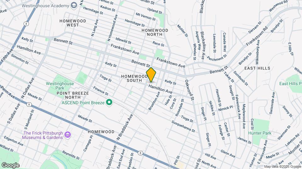 7613-7615 Hamilton Ave Mapa y Detalles de la Ubicación