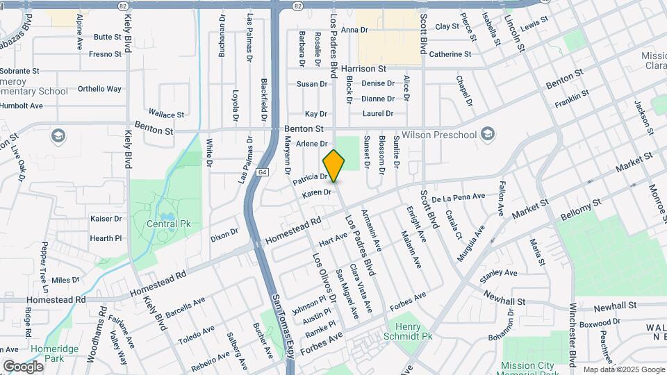 872 Los Padres Blvd Mapa y Detalles de la Ubicación