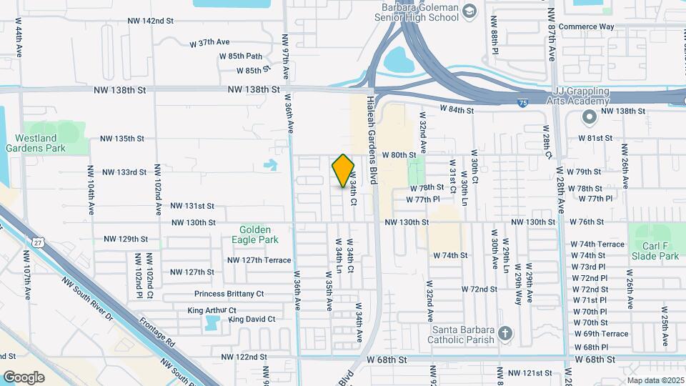 7787 W 34th Ln Map and Location Details
