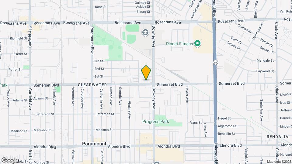 8429 Somerset Blvd Map and Location Details