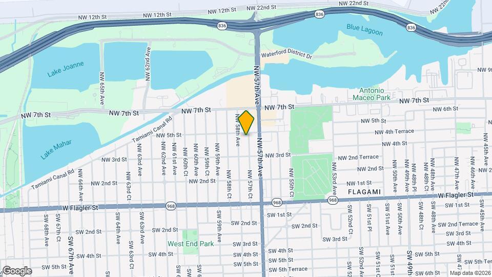 424 NW 57th Ct Map and Location Details