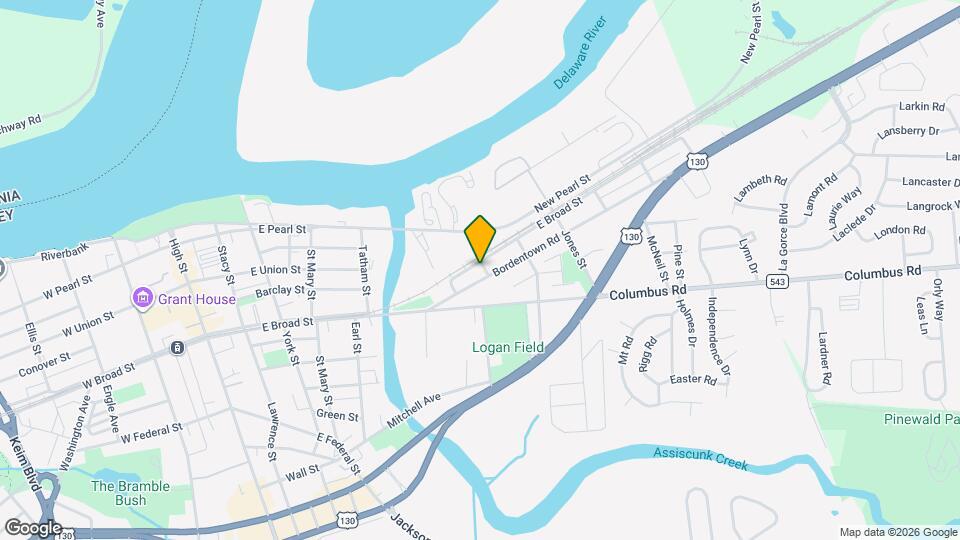 649 Bordentown Rd Map and Location Details