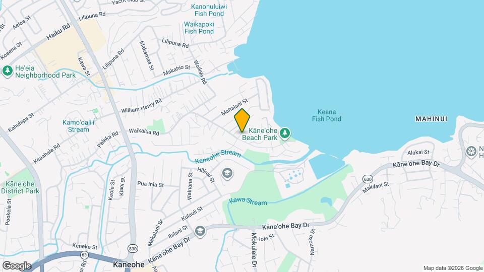 45-087 Waikalua Rd Map and Location Details