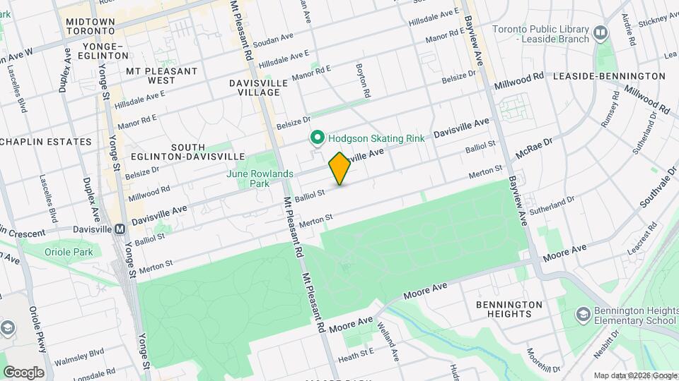 401 Balliol St Map and Location Details