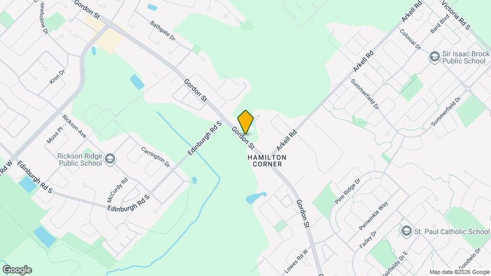 1284 Gordon St Map and Location Details