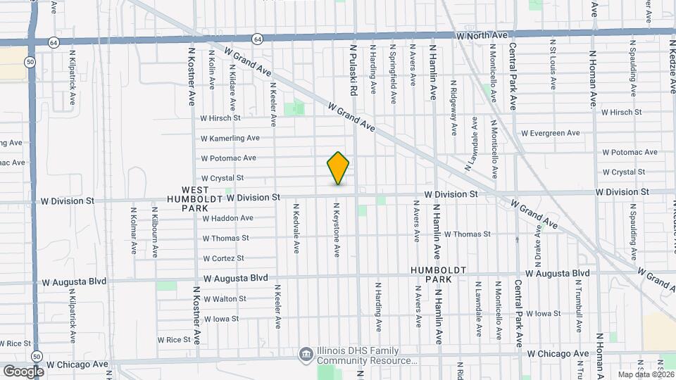 4024 W Division St Map and Location Details