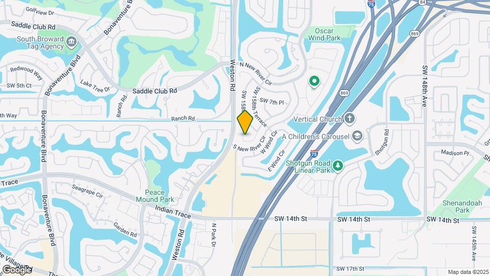 842 SW 159th Terrace Map and Location Details