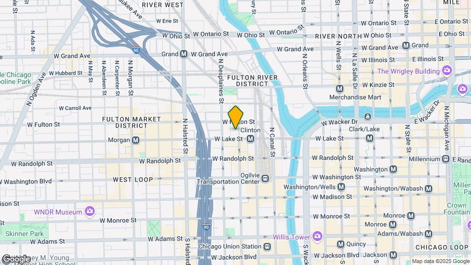 200 N Jefferson St, Unit 907 Map and Location Details
