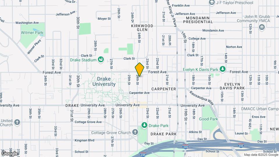 1337 24th St Map and Location Details