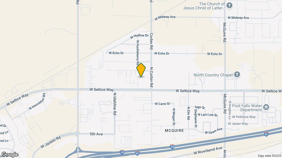 830 N Siony Ln Map and Location Details