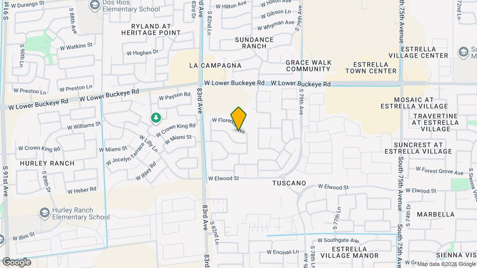 8115 W Florence Ave Mapa y Detalles de la Ubicación