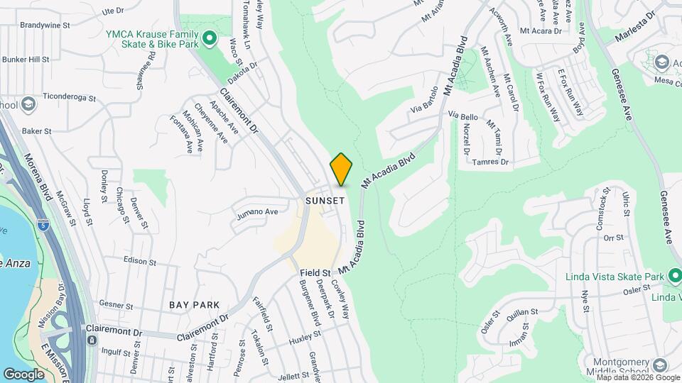 3079 Cowley Way Map and Location Details