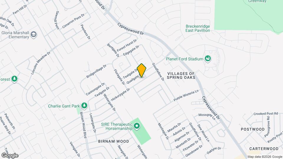 4923 Hickorygate Dr Map and Location Details