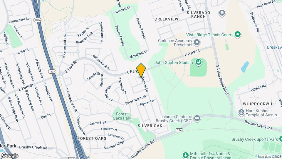 111 S Gadwall Ln Map and Location Details