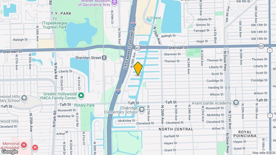 2706 Scott St Map and Location Details