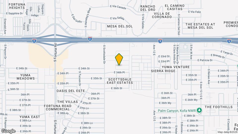 11623 E 33rd Wy Map and Location Details