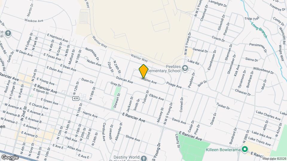 1702 Alamo Ave Map and Location Details