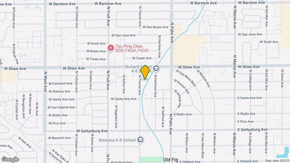 4924 N Thorne Ave Map and Location Details